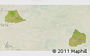 Satellite 3D Map of Xiangcheng, lighten