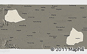Shaded Relief 3D Map of Xiangcheng, darken