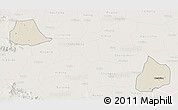 Shaded Relief 3D Map of Xiangcheng, lighten