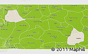 Shaded Relief 3D Map of Xiangcheng, physical outside