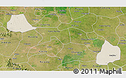 Shaded Relief 3D Map of Xiangcheng, satellite outside