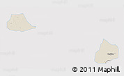 Shaded Relief 3D Map of Xiangcheng, single color outside