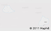 Silver Style 3D Map of Xiangcheng, single color outside