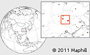 Blank Location Map of Xiangcheng