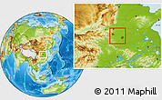 Physical Location Map of Xiangcheng