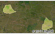 Satellite Map of Xiangcheng, darken