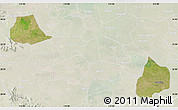 Satellite Map of Xiangcheng, lighten