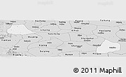 Silver Style Panoramic Map of Xiangcheng
