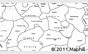 Blank Simple Map of Xiangcheng