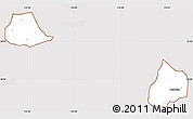 Classic Style Simple Map of Xiangcheng, cropped outside