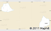 Classic Style Simple Map of Xiangcheng, single color outside