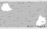 Gray Simple Map of Xiangcheng