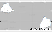 Gray Simple Map of Xiangcheng, single color outside