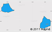 Political Simple Map of Xiangcheng, cropped outside