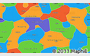 Political Simple Map of Xiangcheng