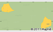 Savanna Style Simple Map of Xiangcheng, single color outside