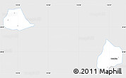 Silver Style Simple Map of Xiangcheng, single color outside