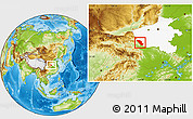 Physical Location Map of Xichuan, highlighted parent region