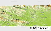 Physical Panoramic Map of Xichuan