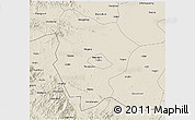 Shaded Relief 3D Map of Xinyang