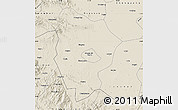 Shaded Relief Map of Xinyang