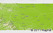 Physical Panoramic Map of Xinyang