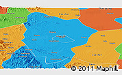 Political Panoramic Map of Xinyang