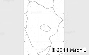 Blank Simple Map of Xinyang, no labels