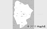 Gray Simple Map of Xinyang