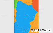 Political Simple Map of Xinyang