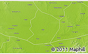 Physical 3D Map of Xinye