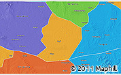Political 3D Map of Xinye
