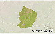 Satellite 3D Map of Xinye, lighten