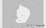 Gray Map of Xinye, single color outside