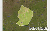 Satellite Map of Xinye, darken