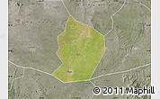 Satellite Map of Xinye, semi-desaturated