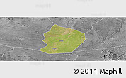 Satellite Panoramic Map of Xinye, desaturated