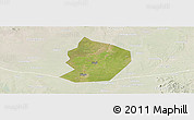 Satellite Panoramic Map of Xinye, lighten