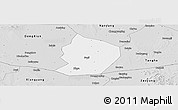 Silver Style Panoramic Map of Xinye
