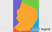 Political Simple Map of Xinye