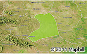 Physical 3D Map of Xinzheng, satellite outside