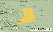 Savanna Style 3D Map of Xinzheng
