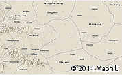 Shaded Relief 3D Map of Xinzheng