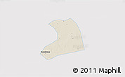 Shaded Relief 3D Map of Xinzheng, single color outside