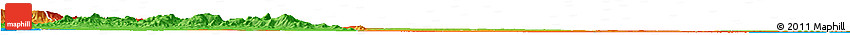 Physical Horizon Map of Xinzheng, political outside Physical Horizon Map of Xinzheng, political outside