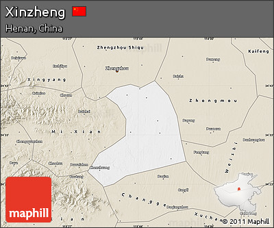 Classic Style Map of Xinzheng