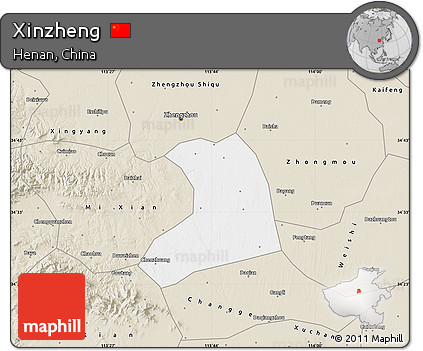 Classic Style Map of Xinzheng