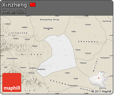 Classic Style Map of Xinzheng