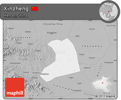 Gray Map of Xinzheng