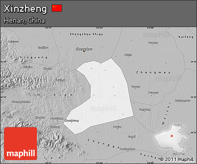 Gray Map of Xinzheng